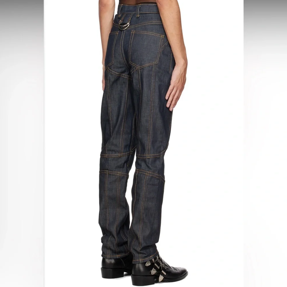 NWT Parnell Mooney Indigo 50 Panel Men's Dark Blue Jeans, 32